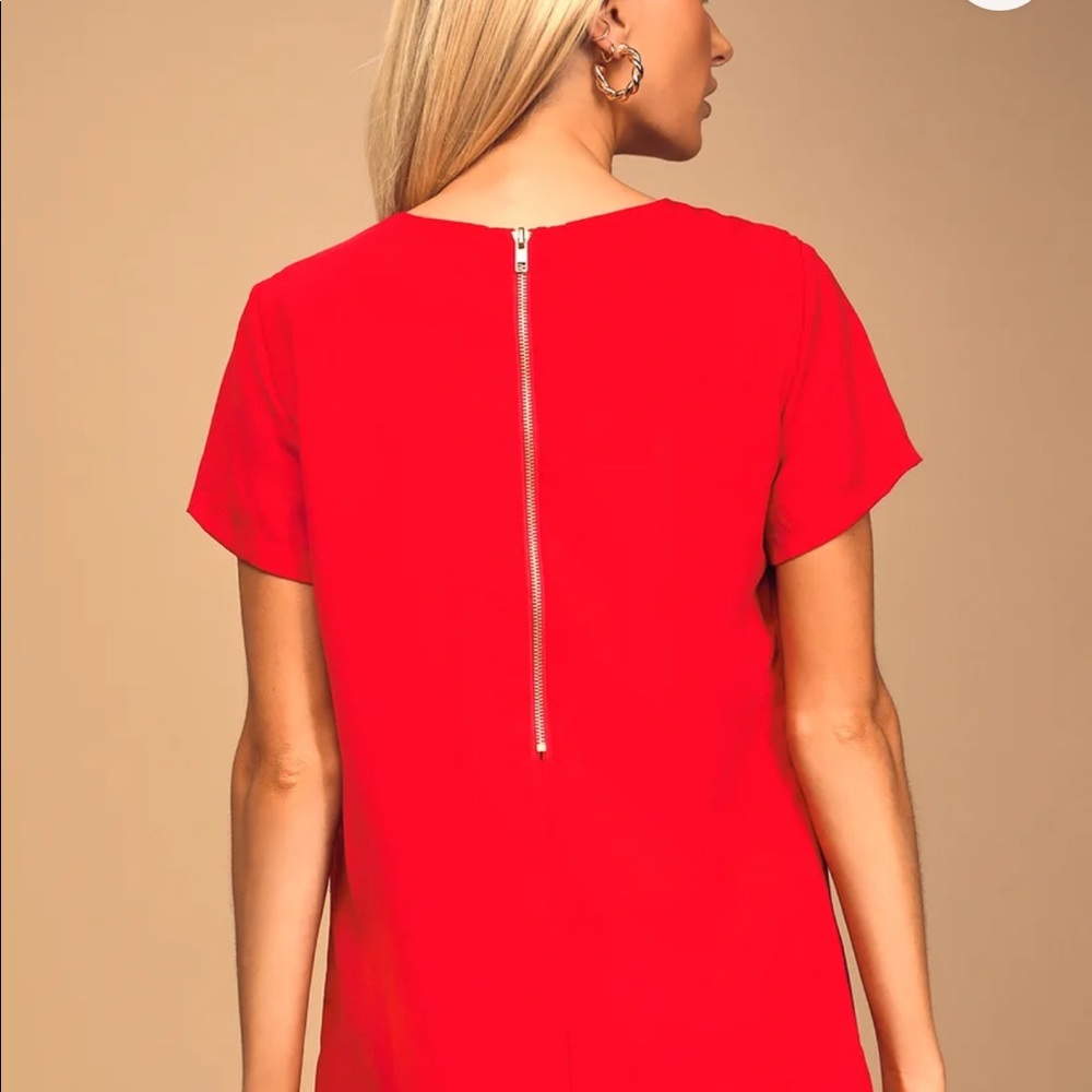Red Lulus Dress - Picture 2 of 4